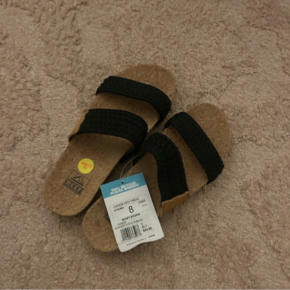 Reef black Sandals NWT